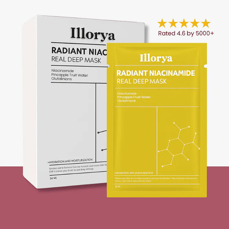 Stralende Niacinamide Diepwerkings-Masker