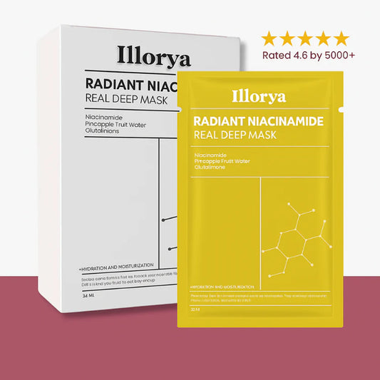 Stralende Niacinamide Diepwerkings-Masker