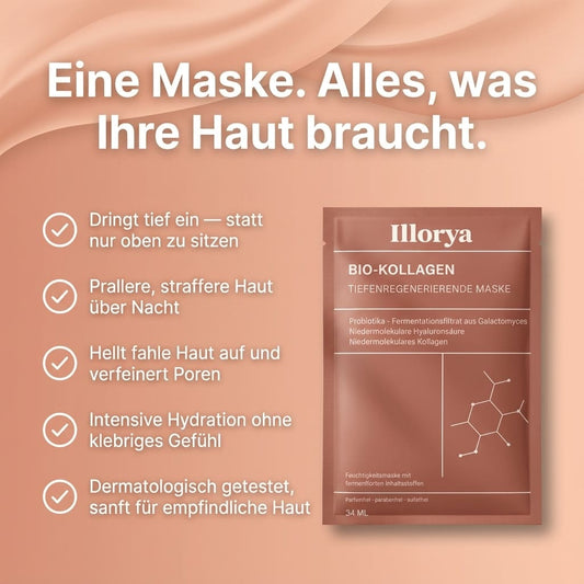 Bio-Kollagen Tiefenwirksame Glow-Maske