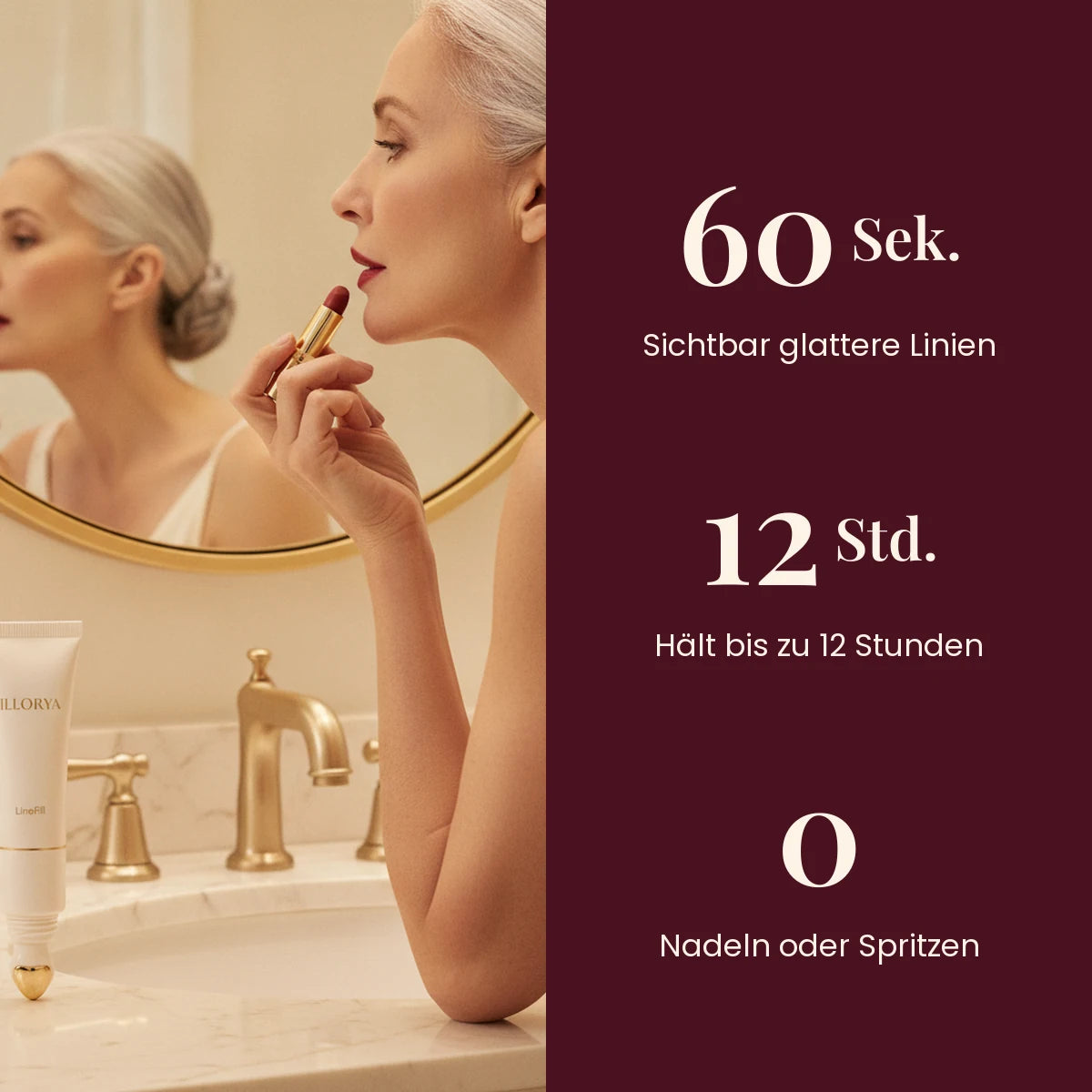 60 Sekunden, 12 Stunden, 0 Nadeln