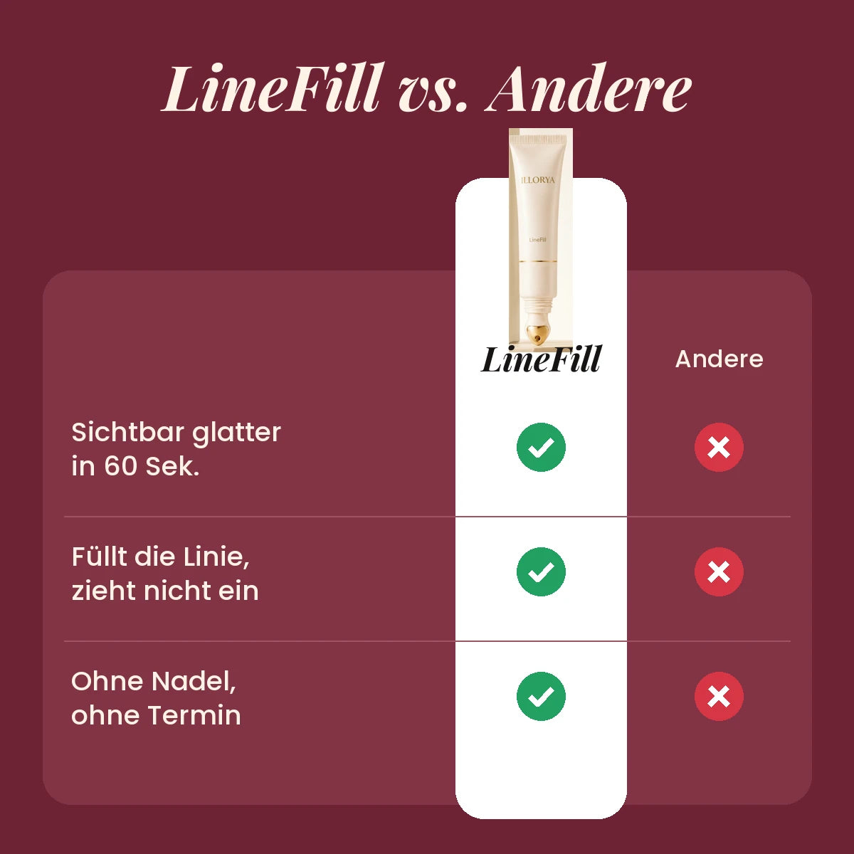 LineFill im Vergleich mit anderen Lösungen