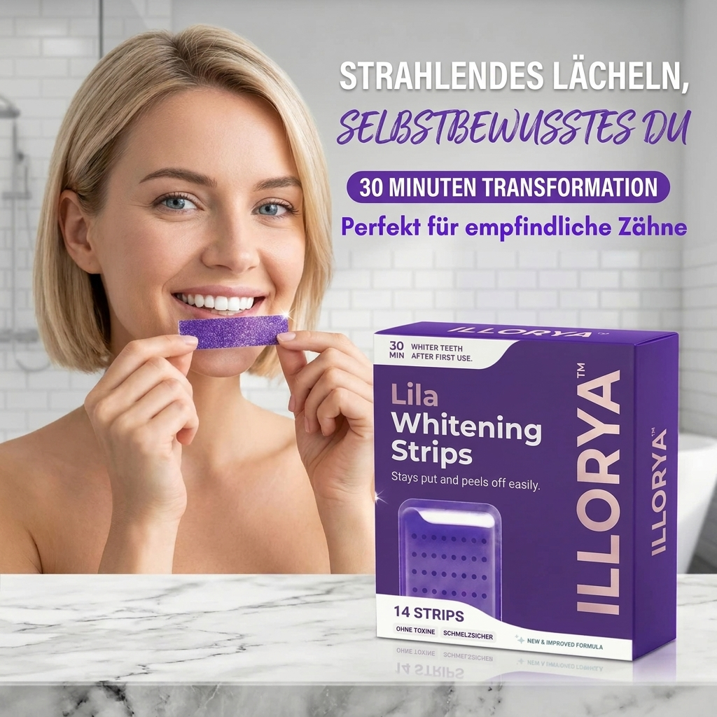 ILLORYA™ Lila Zahnaufhellungsstreifen