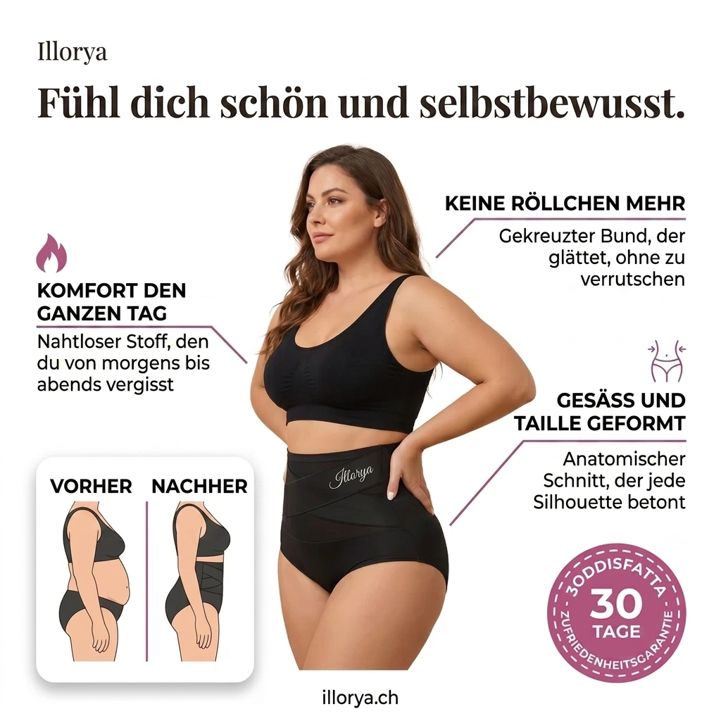 Formender Slip mit hoher Taille — Nahtlose Bauchkontrolle