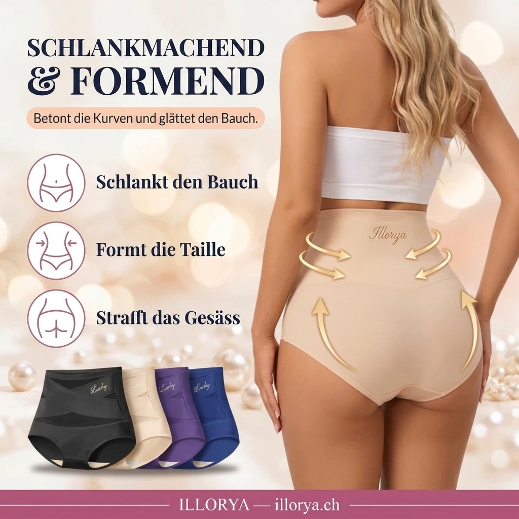 Formender Slip mit hoher Taille — Nahtlose Bauchkontrolle