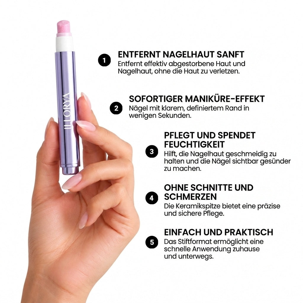 ILLORYA Nagelhaut-Stift 3-in-1